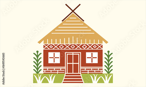 Thatched Village Hut

