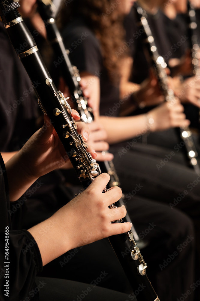 Fototapeta premium playing the clarinet