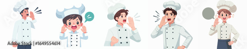 chef character vector is shouting