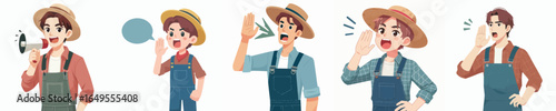 farmer character vector is shouting