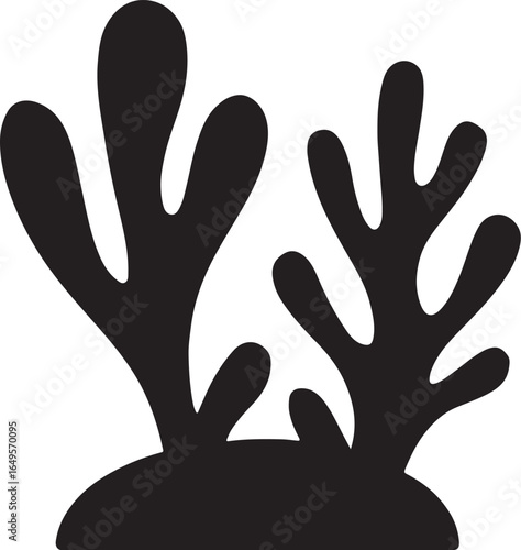 Black handprint vector illustration on white background 
