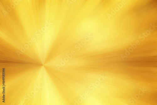 Elegant abstract golden rays on a blurred yellow-brown background
