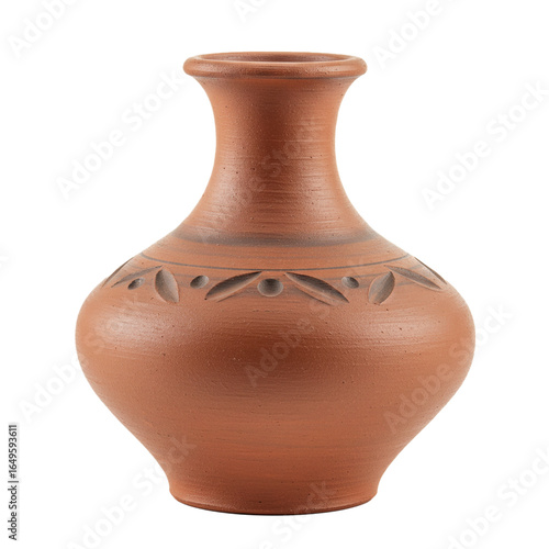 Clay pots showcasing rustic charm for plant decoration and gardening.
