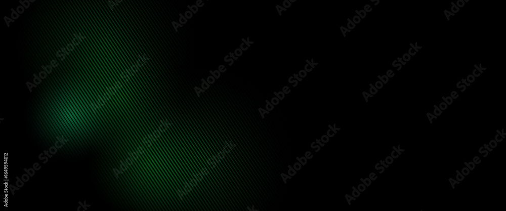 3D green techno abstract background overlap layer on dark space with glowing lines shape decoration. Modern graphic design element future style concept for banner, flyer, card, or brochure cover 3D green techno abstract background overlap layer on dark space with glowing lines shape decoration. Modern graphic design element future style concept for banner, flyer, card, or brochure cover