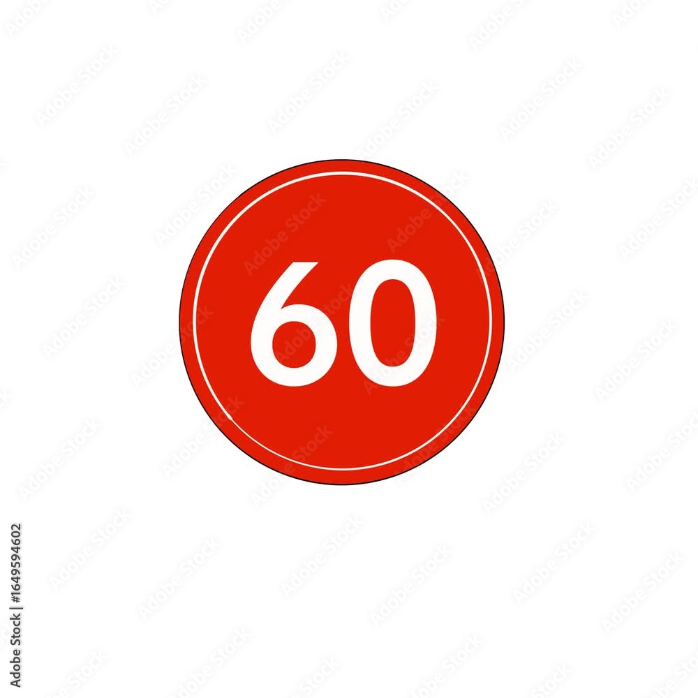 Easy to use speed limit icon Easy to use speed limit icon