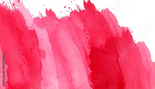Abstract watercolor painting, shades of red