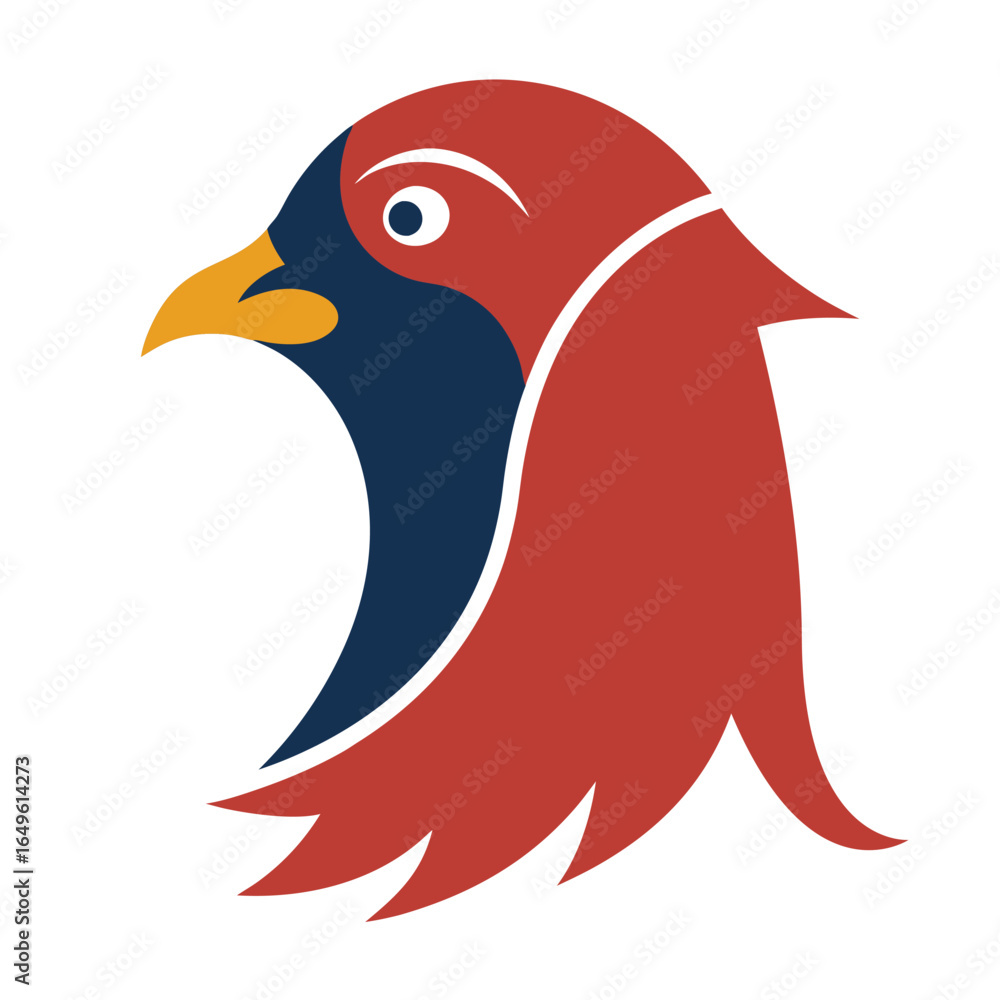 Obraz premium Bird dove icon logo vector 