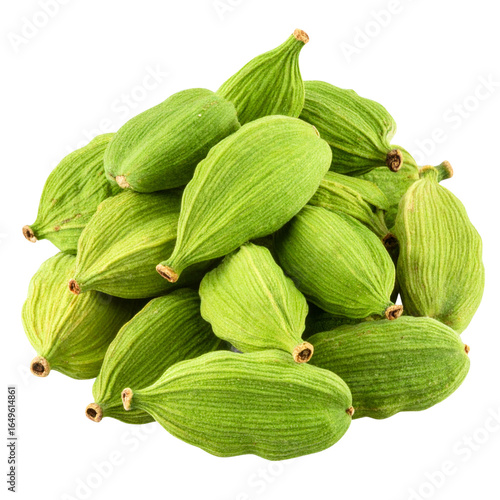 Wallpaper Mural  “Fresh Green Cardamom Pods, isolated on a transparent background”. Torontodigital.ca