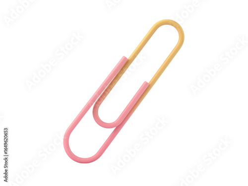 Wallpaper Mural Vibrant Two-Tone Paper Clip Accessory - Transparent Background Torontodigital.ca