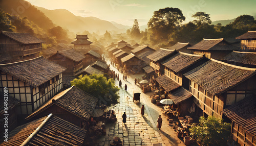 Fototapeta Naklejka Na Ścianę i Meble -  ancient village