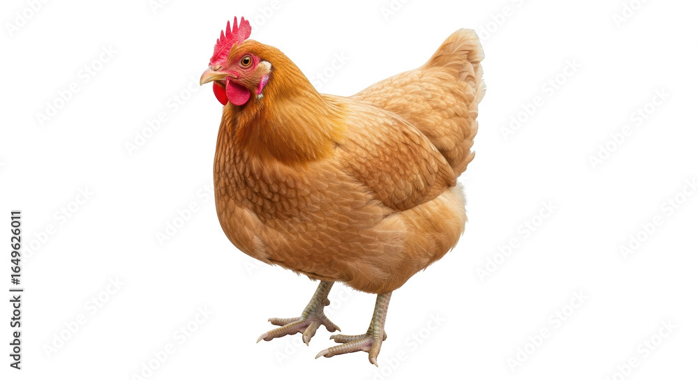 Fototapeta premium Isolated Hen