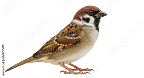 Isolated House Sparrow