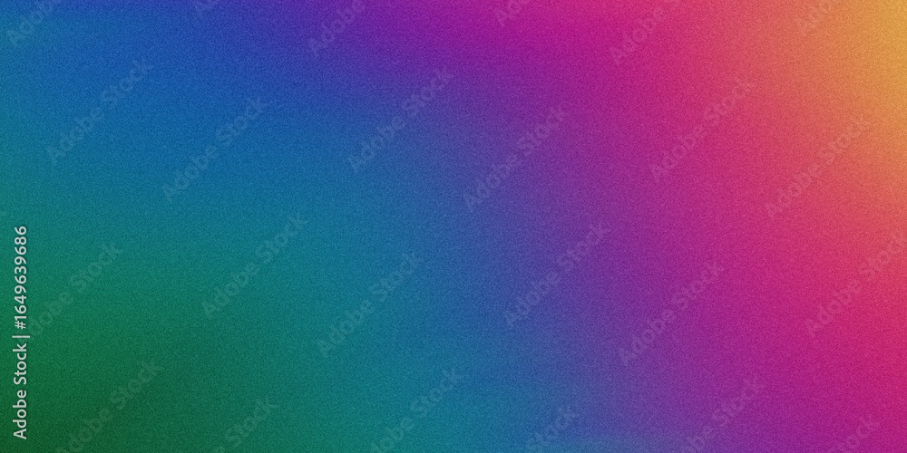Obraz premium Blue Purple Pink Orange Gradient With Grain abstract.
