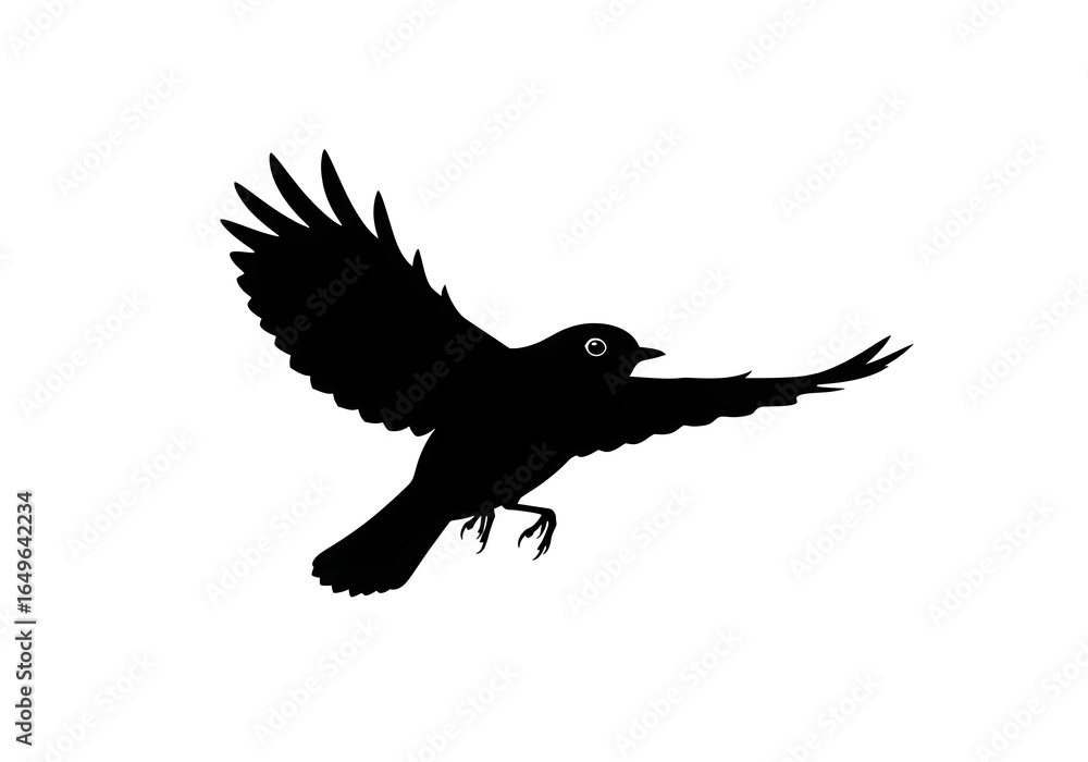 vector silhouette of a bird vector silhouette of a bird