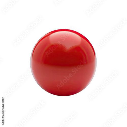 A single, glossy, vibrant red sphere against a black background Free Download A single, glossy, vibrant red sphere against a black background - GFXLoad