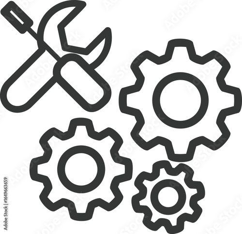 Engineering vector icon illustration concept