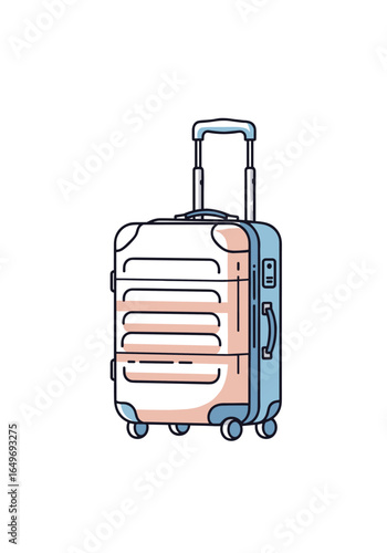 Stylish four wheeled suitcase for modern travelers featuring lightweight design and durable construction for your journeys
