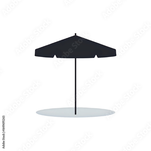Black Patio Umbrella: Elegant Outdoor Shade Solution