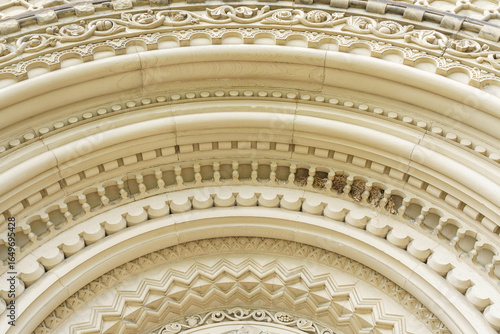 Canvas Print Colonial heritage architectural detail of University College building, Toronto,