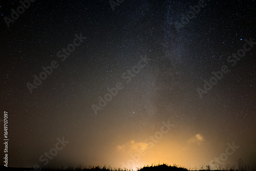 starry night sky in Scotland