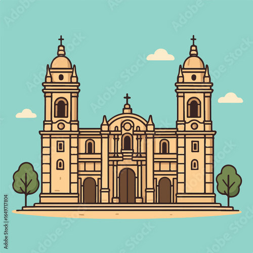Catedral de Lima (Perú) Cathedral of Lima Peru