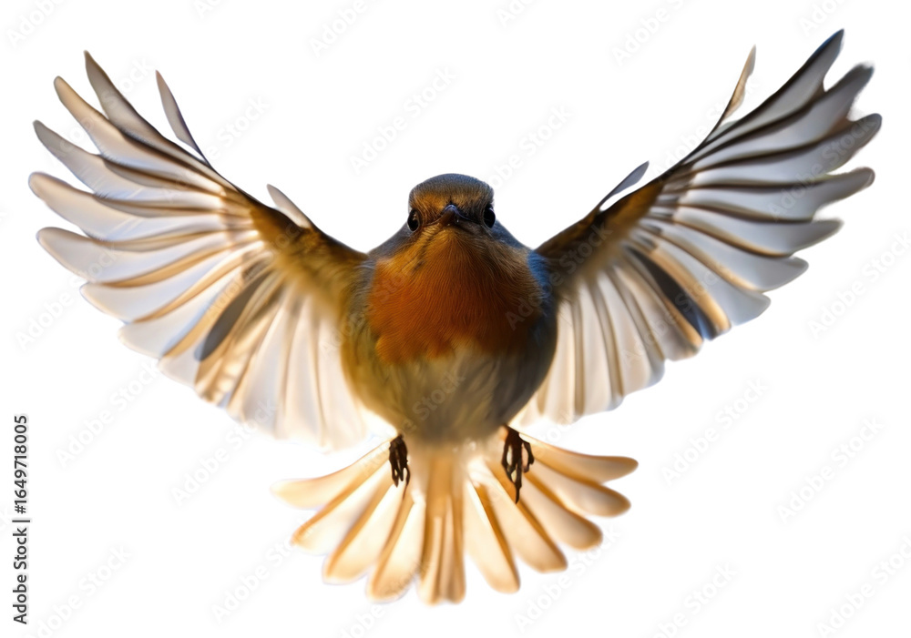 Obraz premium PNG Flying bird animal robin.