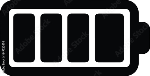 Battery Icon: Full Charge Indicator Graphic.