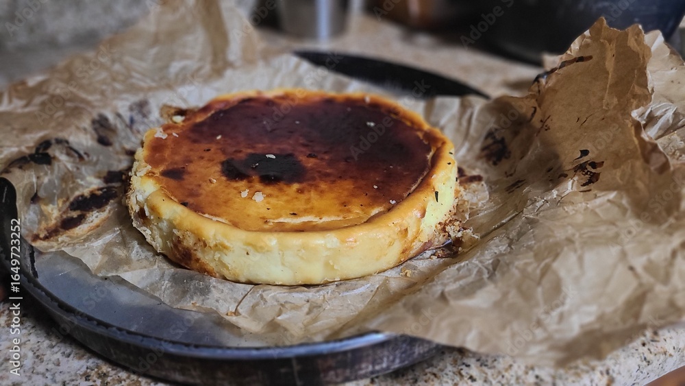 Fototapeta premium San Sebastian Cheesecake