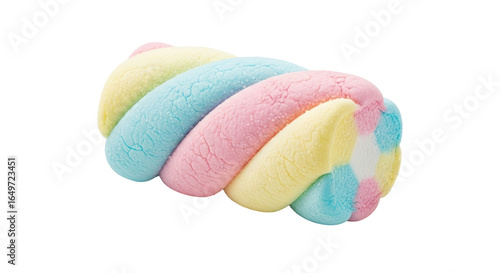 Fotografie Isolated colorful marshmallow