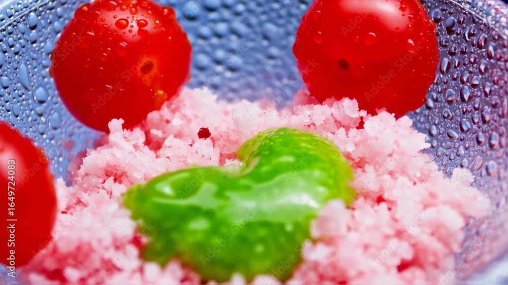 custom made wallpaper toronto digitalDelicious Granita with Green Sauce and Cherry Tomatoes: A Refreshing Summer Treat