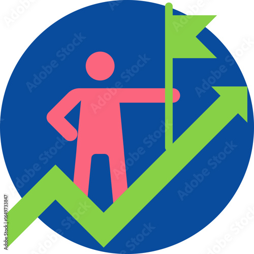 self improvement  icon for Self improvement, business, website, application, printing, document, poster design, etc