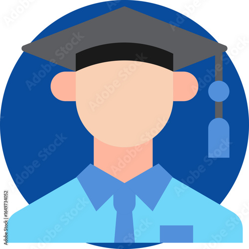 graduation  icon for Self improvement, business, website, application, printing, document, poster design, etc