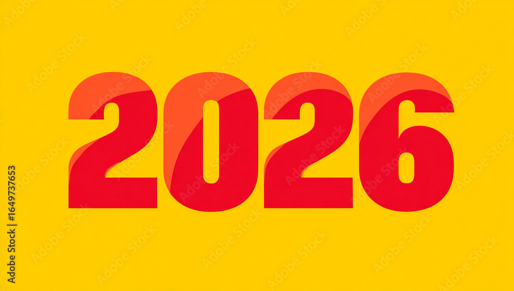 Yellow & Red 2026 graphic. Uses bold typography. Perfect for backgrounds, posters, branding materials, and visual designs that need to convey a clear message. Yellow & Red 2026 graphic. Uses bold typography. Perfect for backgrounds, posters, branding materials, and visual designs that need to convey a clear message.