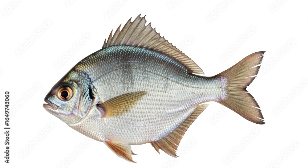 Obraz premium Isolated Silver Bream Fish