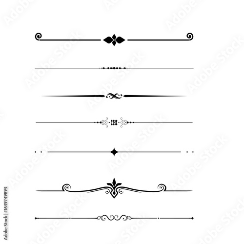 Decorative line icons