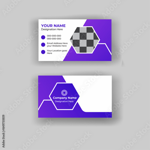 Modern and Creative Business Card Design For Your Business.