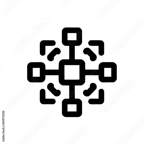 Network connection node diagram structure system data center server database technology management 100 char