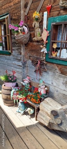 Bild auf Leinwand country style in the mountains
