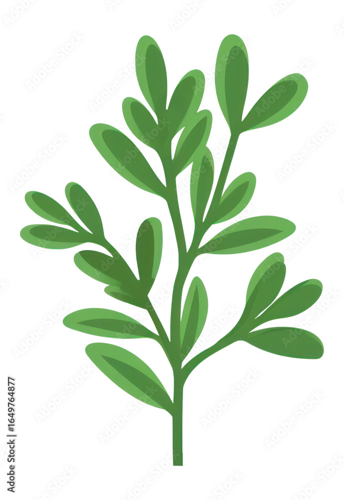 Fototapeta premium PNG Herb herbs plant leaf.