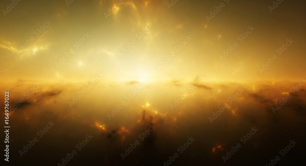 Obraz premium Golden Cloudscape