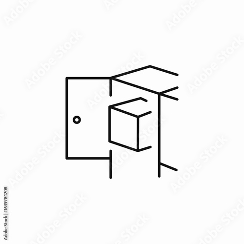 home delivery service icon sign vector