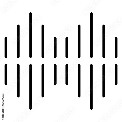 illustration of sound wave icon
