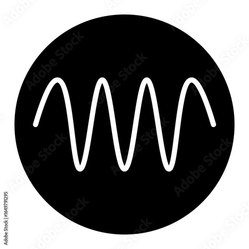 illustration of sound wave icon
