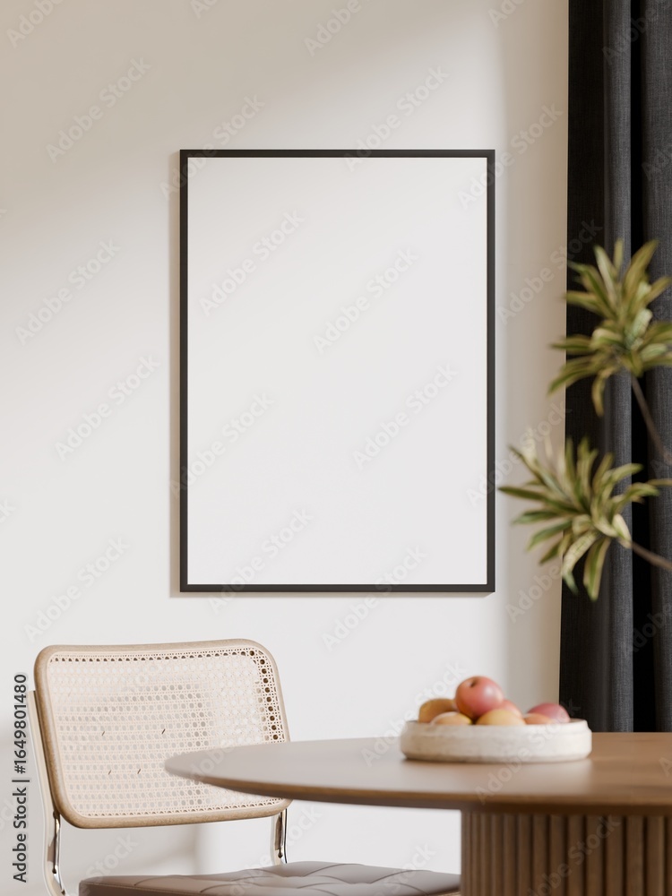 Obraz premium Frame Mockup Interior Scene