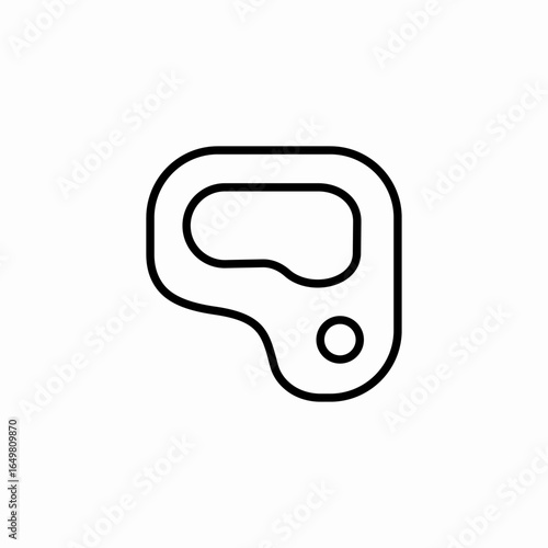raw meat steak cut icon sign vector
