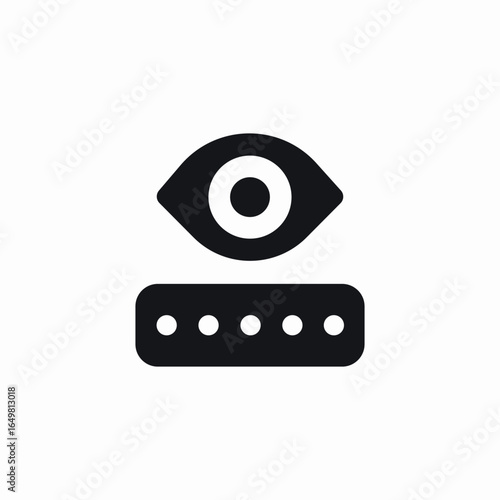 password view icon sign vector