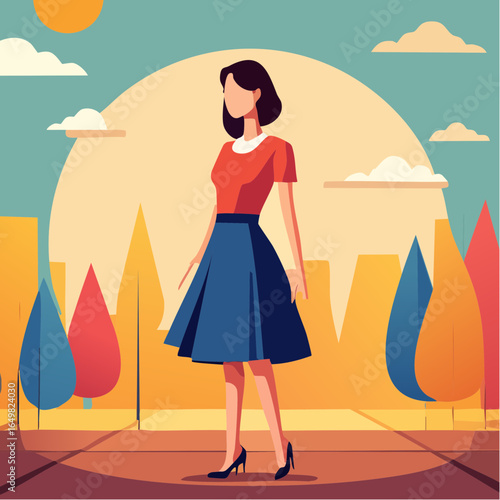 girl with shopping bags