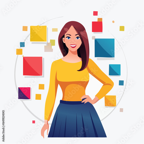 girl with a cup of coffee