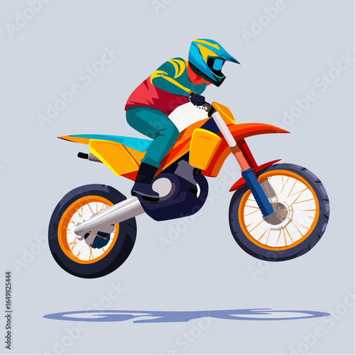 motorcycle on a blue sky