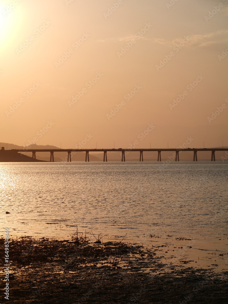 Fototapeta premium sunset on the beach